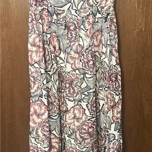 French Connection Floral Maxi Dress - Pink and Cream